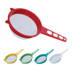 peneira de nylon plastica cores sortidas alves 9cm