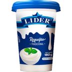 requeijao cremoso tradicional lider 180g