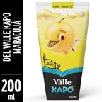 suco adocado sabor maracuja del valle kapo embalagem 200ml