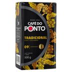cafe torrado e moido tradicional a vacuo cafe do ponto 500g