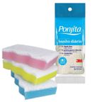 esponja banho 6b ponjita 3m