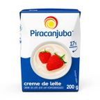 creme de leite leve uht homogeneizado piracanjuba caixa 200g