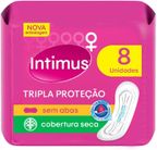 absorvente sem abas seca intimus tripla protecao pacote 8 un