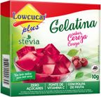 gelatina em po cereja zero acucar com stevia lowcucar 10g