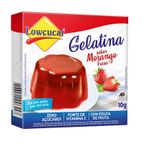 gelatina em po sabor morango zero acucar lowcucar 10g