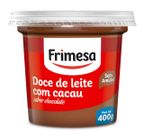 doce de leite com cacau chocolate frimesa pote 400g