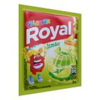 gelatina em po sabor limao royal embalagem 25g