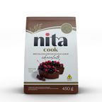 mistura para bolo sabor chocolate nita 450g