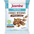 biscoito cookies integral cappuccino e avela zero acucar jasmine 150g