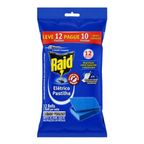 repelente pastilha eletrico 12 noites raid pacote 12 unidades refil