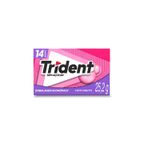 chiclete trident tutti-frutti 25,2g - embalagem economica 14 unid.