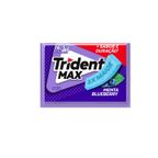 chiclete trident max menta blueberry sem acucar 16g -embalagem com 5 unid.