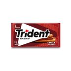 chiclete trident canela sem acucar 8g - embalagem com 5 unid.