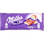 chocolate importado bubbly white milka 95g