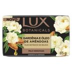 sabonete barra de glicerina gardenia e oleo de amendoas lux botanicals envoltorio 85g