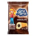 bolo de baunilha com recheio de chocolate ana maria embalagem 70g