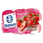 bebida lactea fermentada morango batavo bandeja 510g 6 unidades