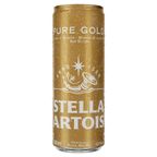 cerveja puro malte pure gold stella artois lata 350ml