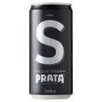 refrigerante soda prata club soda lata 269ml