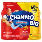 pack leite fermentado desnatado chamyto big frasco 720g 6 unidades