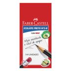 ecolapis grafite sextavado faber castell com 6un