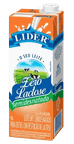 leite uht semidesnatado zero lactose lider caixa com tampa 1l